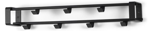 Attaccapanni da parete nero in metallo 60 cm Rex – Spinder Design