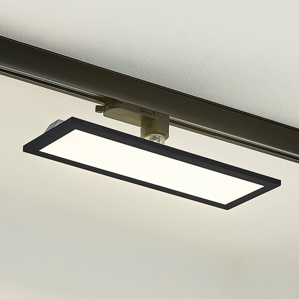 Pannello LED Arcchio trifase, 30 cm, nero, 4000 K Hairis, Nero, Studio / Ufficio, Plastica, Moderno