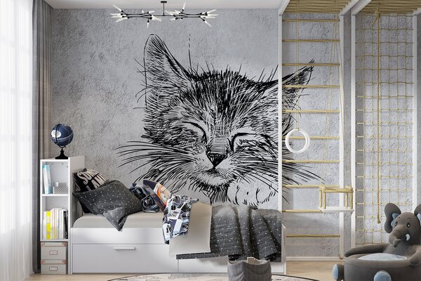 Carta da parati Gatto, felino dai carnivori, Carta da parati Animali, u43536 : Uwalls.it