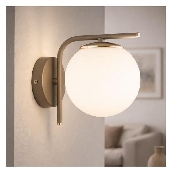 Brilagi - Lampada da parete MILO ECRU 1xE27/60W/230V beige/oro