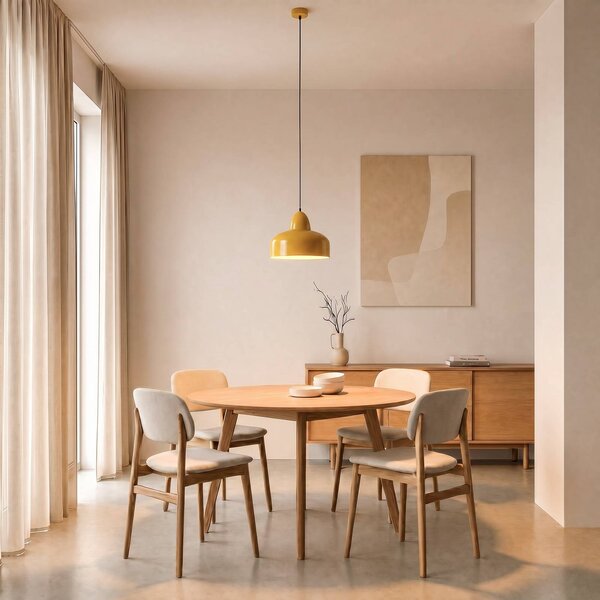 Lampada a sospensione Mille ALDEX, dimmerabile, Giallo / Arancione, Soggiorno / Sala da pranzo, Metallo, Industriale, Lampada a sospensione