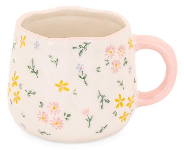 Tazza color crema in gres 375 ml Ditsy – Sass & Belle