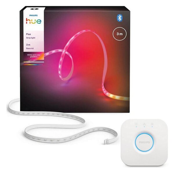 Philips - Striscia LED RGBW dimmerabile Hue FLUX 3m LED/12W/230V 2200-6500K + Hue Bridge