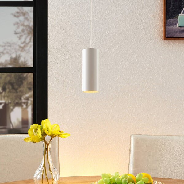 Lampada a sospensione Ejona Arcchio, dimmerabile, Bianco / Opale, Corridoio, Alluminio, Moderno, Lampada a sospensione
