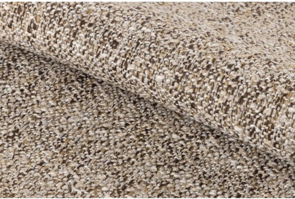 Poltrona beige in tessuto bouclé Elmont - Actona