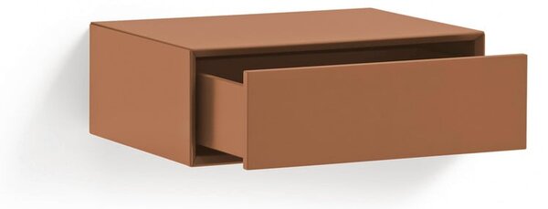 Comodino color mattone da parete Platt – Teulat