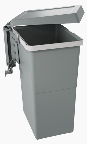 Cestino per rifiuti in plastica incorporato da 24 l Swing 2.0 - Elletipi