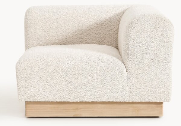 Modulo angolare in teddy bouclé Natalie