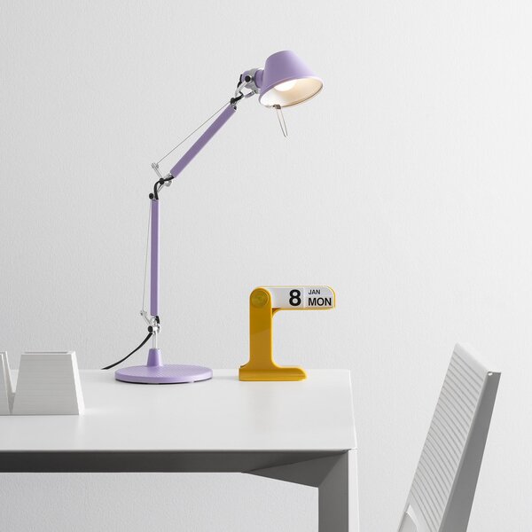 Lampade da tavolo Artemide, Tolomeo Micro, Viola, Studio / Ufficio, Metallo, Design