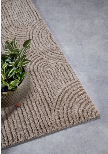 Passatoia beige 80x240 cm Chappe Beige - Elle Decoration
