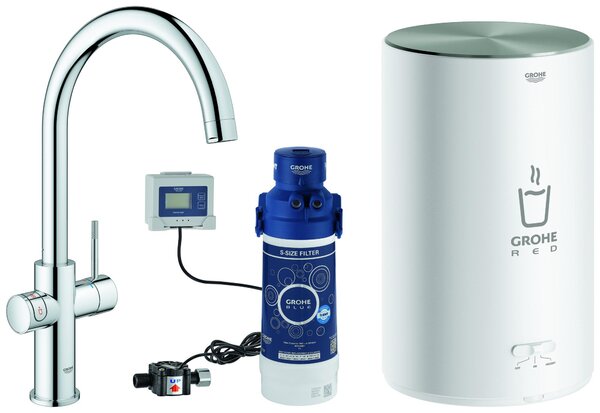 CASA39 Grohe Red II Depuratore Acqua Miscelatore lavello cucina canna alta 30083001