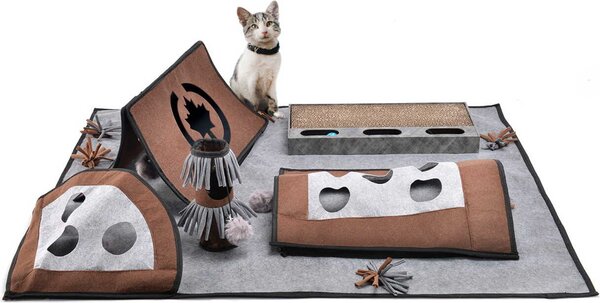COLEEN - Canadian Cat - Parco giochi per gatti con tiragraffi - 110cm