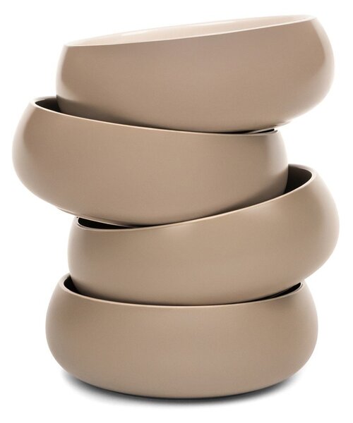 Ciotoline in set per zuppe e minestre/per ramen beige in gres 4 pz 1 l Terra Vira – Bonami Selection