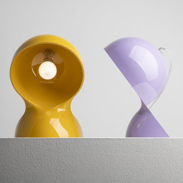 Lampade da tavolo Artemide, Dalú, Viola, Soggiorno, Plastica, Design