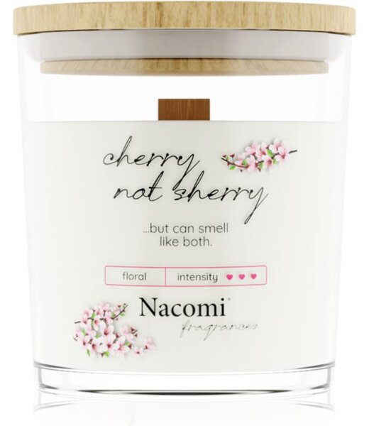 Nacomi Soy Candle Home Fragrances candela profumata con stoppino in legno 140 g