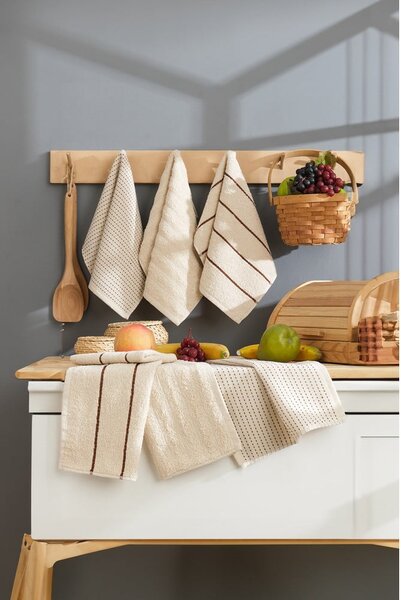 Set di strofinacci in cotone 6 pz 30x50 cm Sofya – Foutastic
