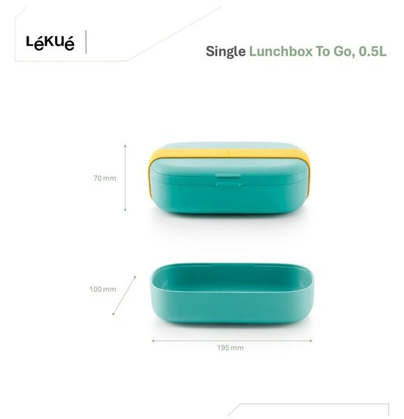 Portapranzo con scomparti To Go – Lékué