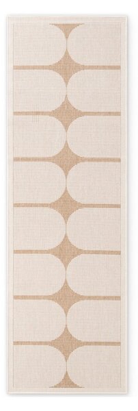 Passatoia da interno ed esterno beige/avorio 80x250 cm Duet Bowen – NORTHRUGS