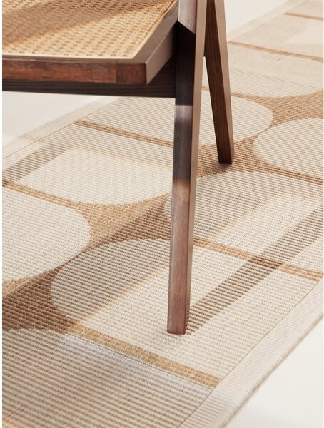 Passatoia da interno ed esterno beige/avorio 80x250 cm Duet Bowen – NORTHRUGS