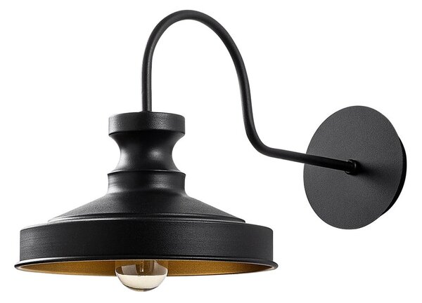 Lampada da parete nera ø 22 cm Kiruna – Opviq lights