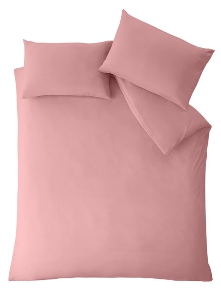 Set copripiumino e federa rosa per letto singolo 135x200 cm So Soft Non-Iron – Catherine Lansfield