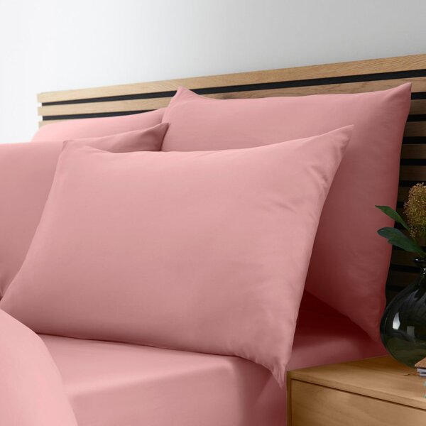 Set copripiumino e federa rosa per letto singolo 135x200 cm So Soft Non-Iron – Catherine Lansfield