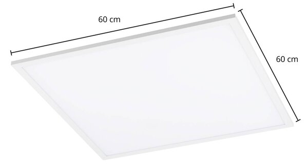 Lindby Luay pannello LED, 3.000-6.000K, 60 x 60 cm