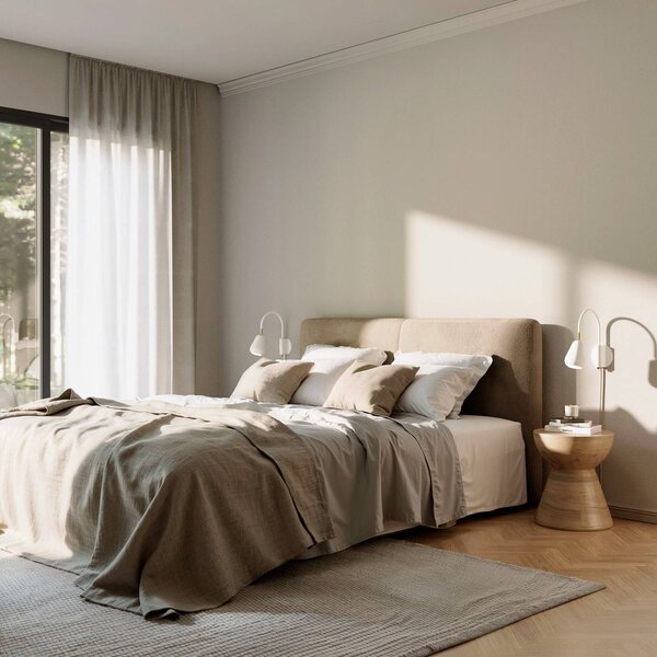 Nuura Aps Faretto Anoli, dimmerabile, Bianco / Opale, Soggiorno / Sala da pranzo, Metallo, Moderno, Applique