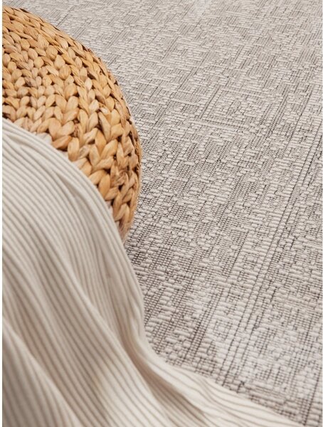 Passatoia da interno ed esterno grigia/avorio 80x250 cm Duet Kona – NORTHRUGS