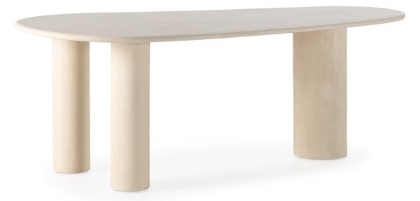 Tavolo da pranzo con effetto pietra 100x201 cm Daila – MOME