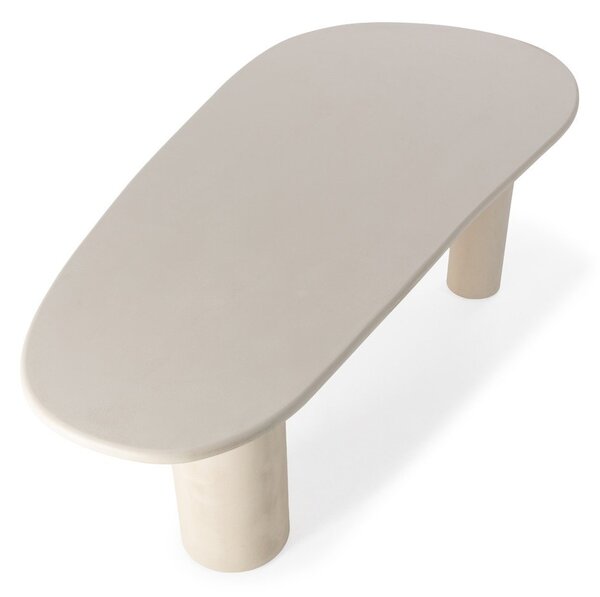 Tavolo da pranzo con effetto pietra 100x201 cm Daila – MOME