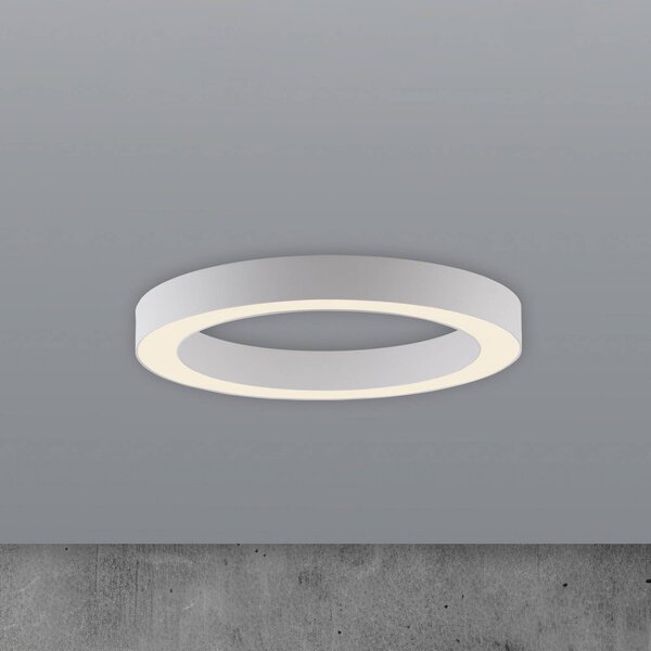 PURE Plafoniera a LED Lines, dimmerabile, Bianco / Opale, Soggiorno / Sala da pranzo, Alluminio, Moderno, Plafoniera LED