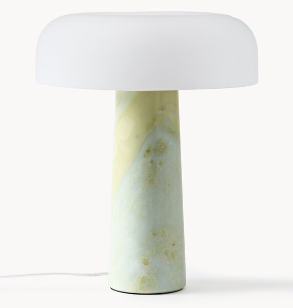 Lampada da tavolo con base in marmo Carla