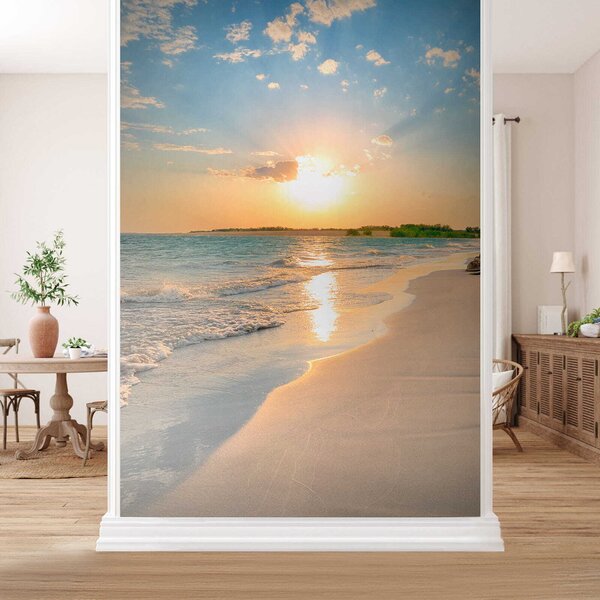 Carta da parati Tramonto sulla costa del mare, Carta da parati Mare, u53408 : Uwalls.it