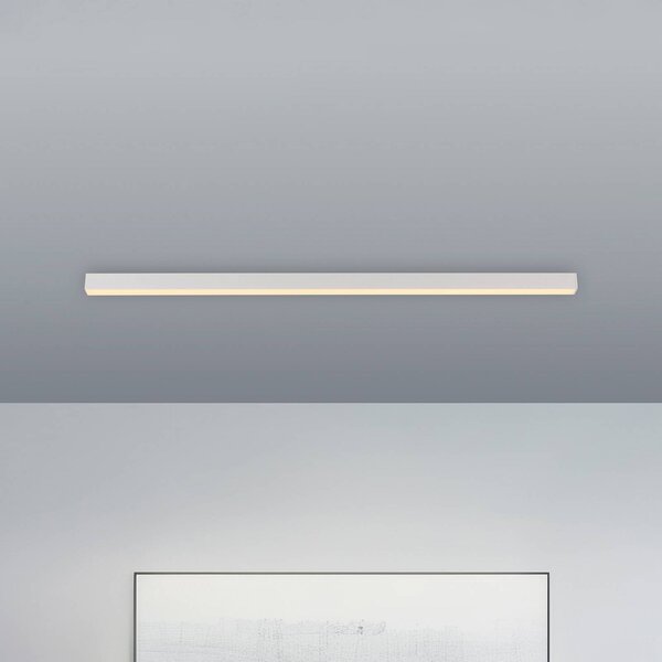 PURE Plafoniera a LED Lines, dimmerabile, Bianco / Opale, Soggiorno / Sala da pranzo, Alluminio, Moderno, Plafoniera LED