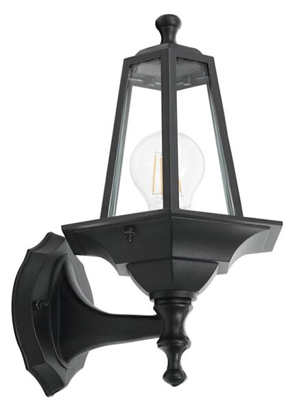 Eglo 55763 - Applique LED da esterno 1xE27/4W/230V IP44 nera