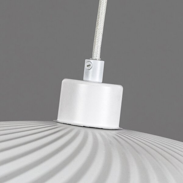 Rabalux 72055 - Lampadario a sospensione su cavo BRIDGET 1xE27/40W/230V bianco