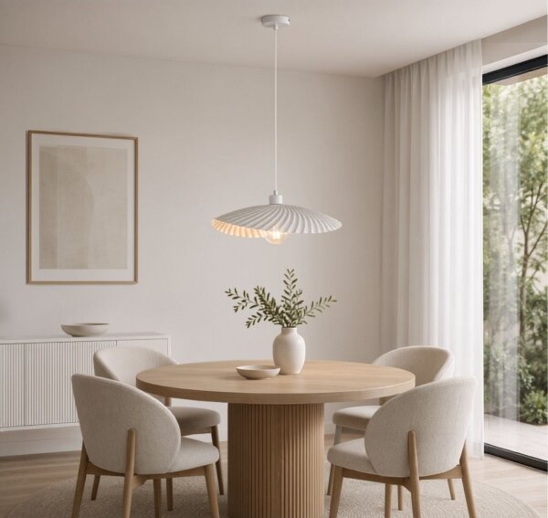 Rabalux 72055 - Lampadario a sospensione su cavo BRIDGET 1xE27/40W/230V bianco