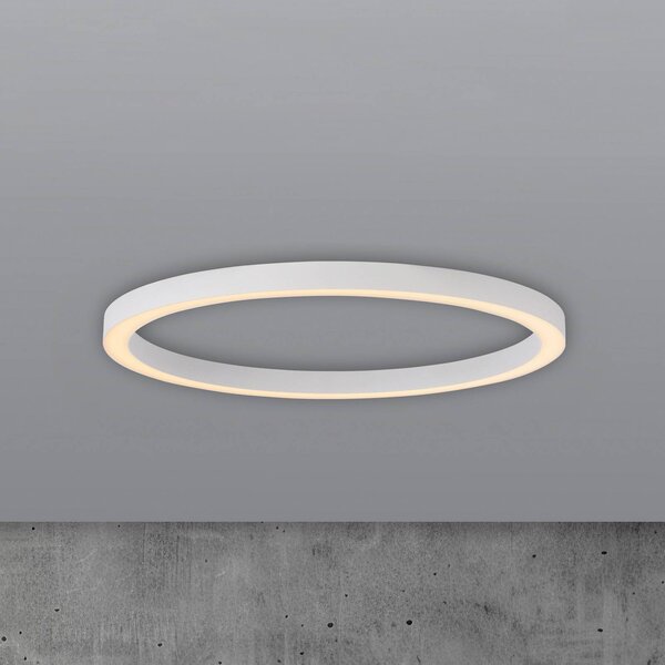 PURE Plafoniera a LED Lines, dimmerabile, Bianco / Opale, Soggiorno / Sala da pranzo, Alluminio, Moderno, Plafoniera LED