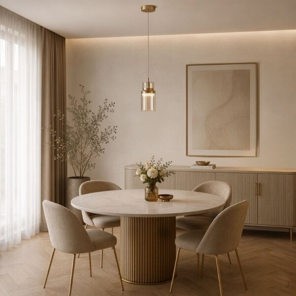 Rabalux 72035 - Lampadario sospeso a cavo LED ZAYEN LED/10W/230V 3000K oro