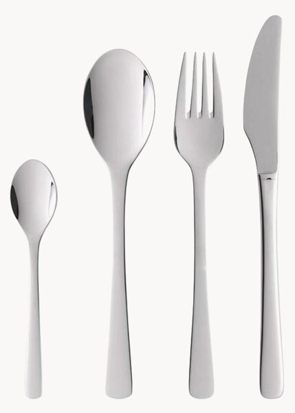 Set di 16 posate in acciaio inox Line, 4 persone