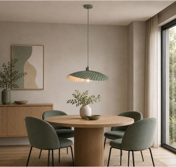 Rabalux 72056 - Lampadario a cavo BRIDGET 1xE27/40W/230V verde