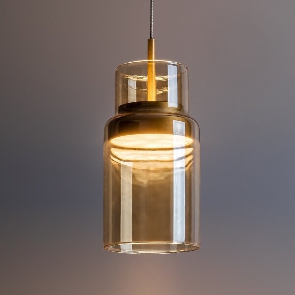 Rabalux 72035 - Lampadario sospeso a cavo LED ZAYEN LED/10W/230V 3000K oro