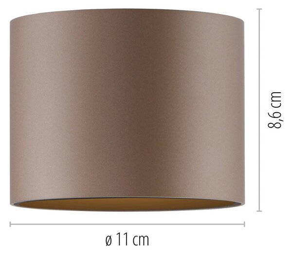 PURE Plafoniera Point, dimmerabile, Bronzo / Ottone antico, Bagno, Metallo, Moderno, Plafoniera