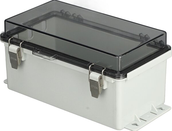 Scatola di giunzione impermeabile del progetto all'aperto ABS plastica IP66 involucro antipolvere Power Electrical Box chiaro