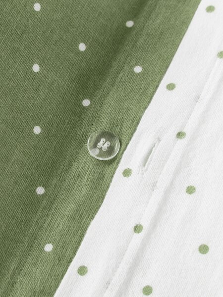 Copripiumino reversibile in flanella a pois Betty