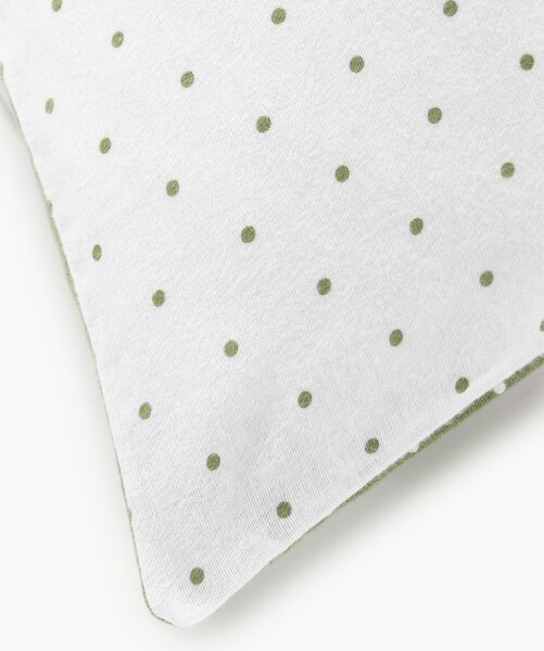 Copripiumino reversibile in flanella a pois Betty
