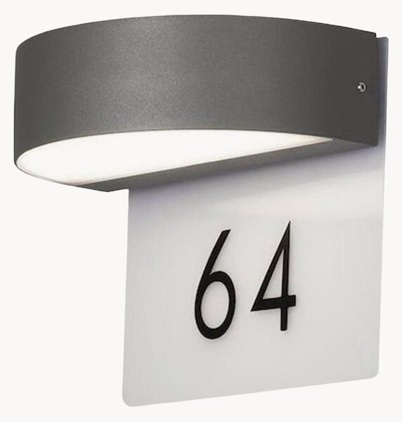Applique da esterno a LED con numeri civici Monza