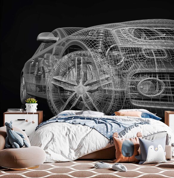 Carta da parati Il modello di auto, Carta da parati Tecnica e trasporto, u55785 : Uwalls.it
