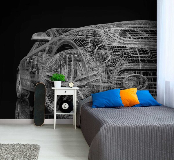 Carta da parati Il modello di auto, Carta da parati Tecnica e trasporto, u55785 : Uwalls.it